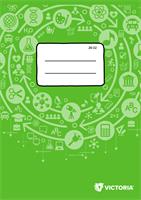 Exercise book, A5, plain, 32 sheets, VICTORIA PAPER 